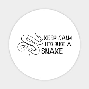 Snake - Keep calm it's just a snake Magnet